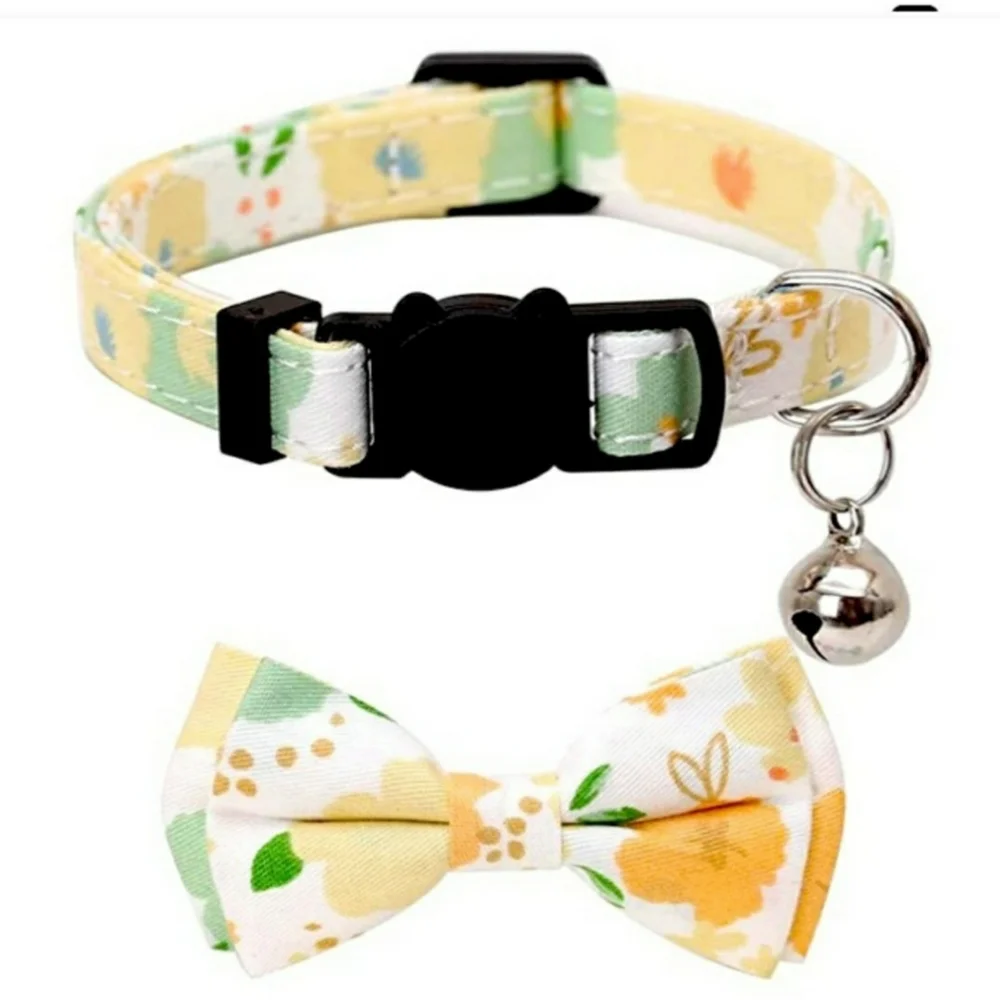 NWT Adjustable Bow Cat Collar, 8-12